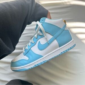 nike dunk high “blue chill”